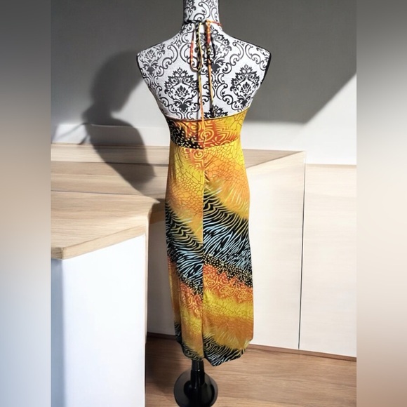 Mesmera maxi Halter Dress Lg - Picture 4 of 9